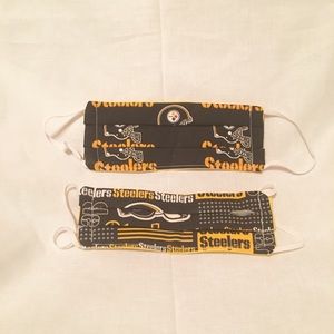 2 Adult face masks Steelers